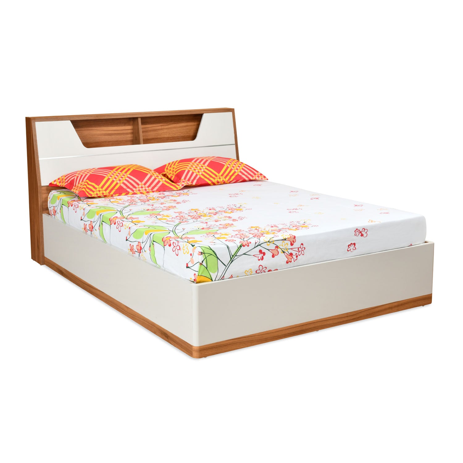 Eternal King Bed With Hydraulic Storage (Teak)