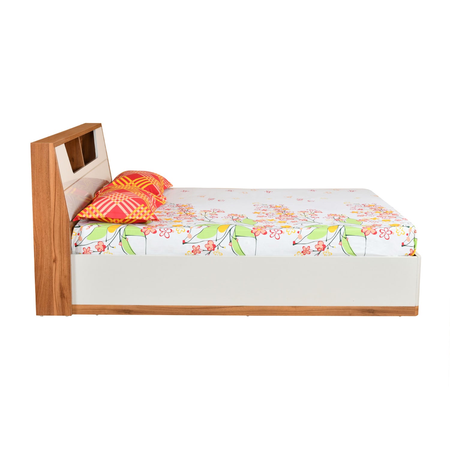 Eternal King Bed With Hydraulic Storage (Teak)