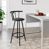 Bayern Rotating Seat Bar Stool (Black)