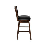 Fuzzo Swivel Bar Stool (Cappuccino)