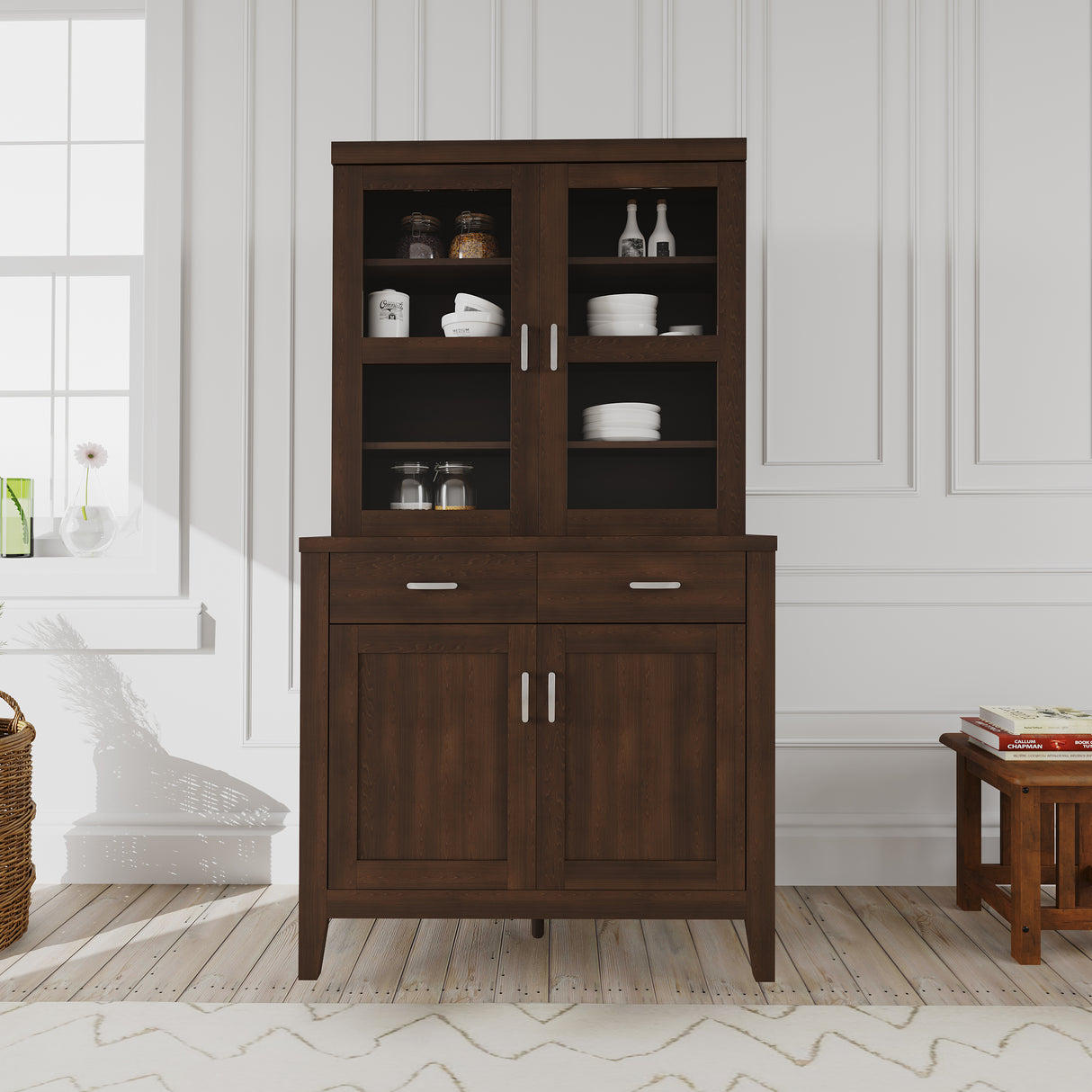 Ben Hutch Storage Cabinet (Brown)