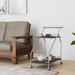 Ivan Serving Cart (Dark Walnut)