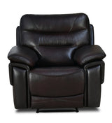 Bakewell 1 Seater Leather Electric Recliner (Brown)