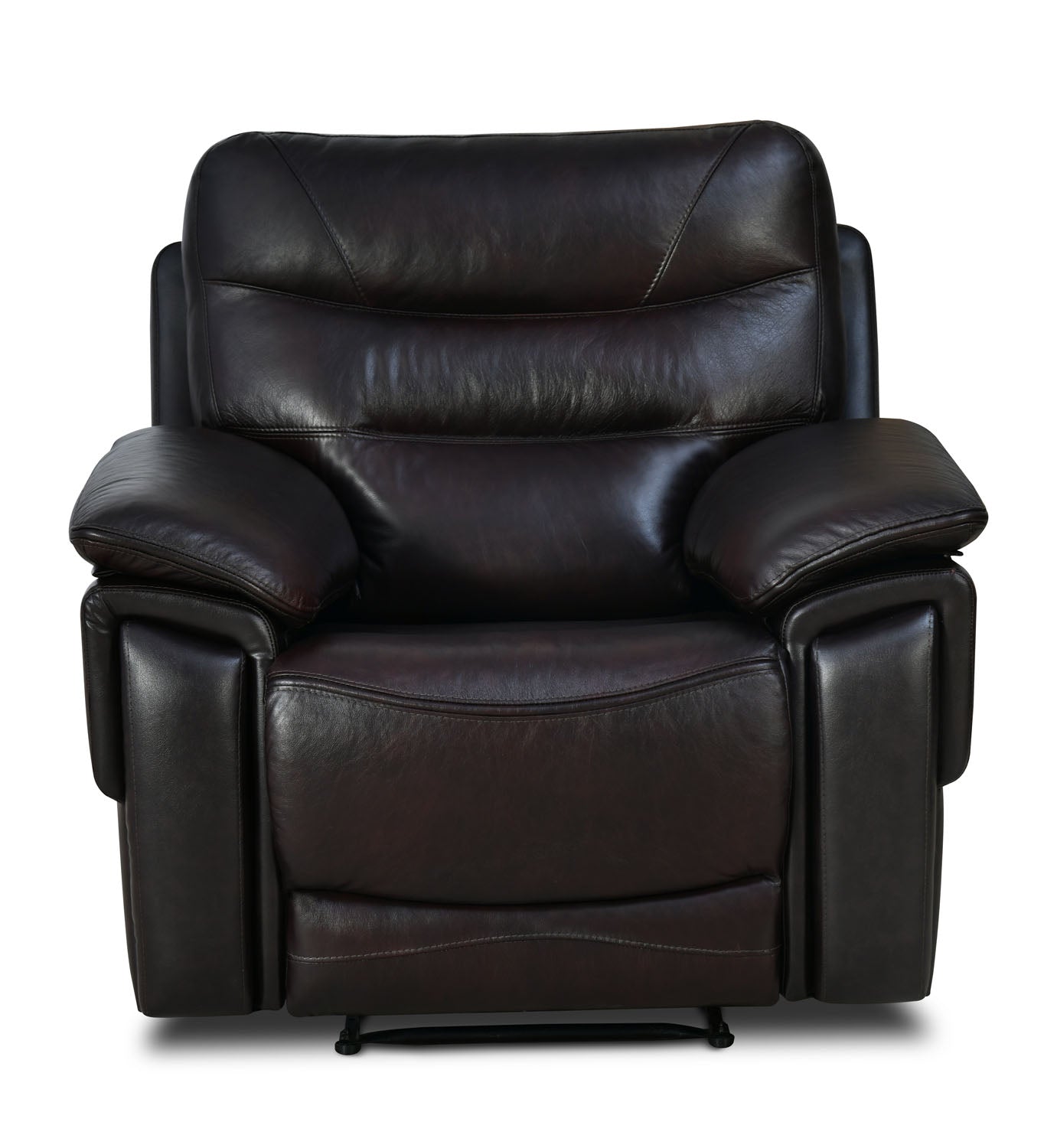 Bakewell 1 Seater Leather Electric Recliner (Brown)