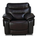 Bakewell 1 Seater Leather Electric Recliner (Brown)