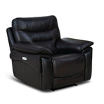 Bakewell 1 Seater Leather Electric Recliner (Brown)