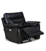 Bakewell 1 Seater Leather Electric Recliner (Brown)