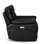 Bakewell 1 Seater Leather Electric Recliner (Brown)