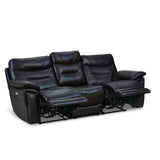 Bakewell 3 Seater Leather Electric Recliner (Brown)