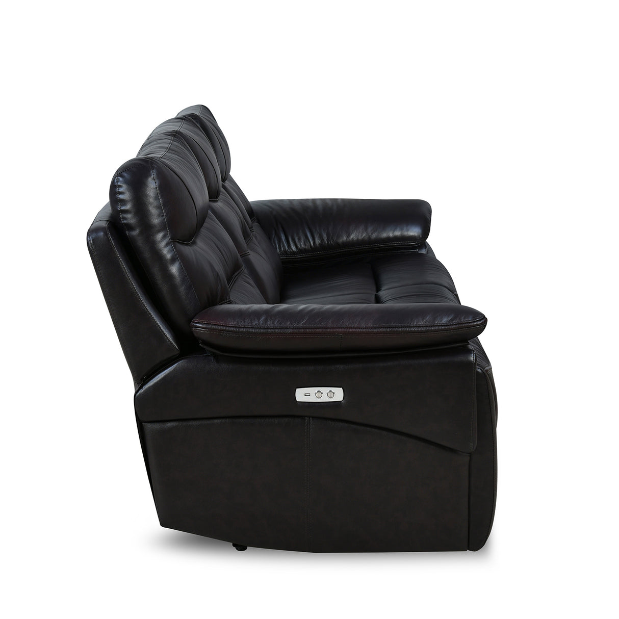 Bakewell 3 Seater Leather Electric Recliner (Brown)