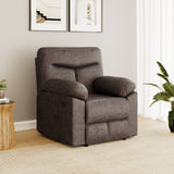 Gravid 1 Seater Manual Recliner (Charcoal)