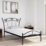 Hydra Metal Single Bed (Black)