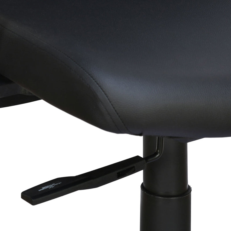 Glory High Back Leatherette Chair (Black)