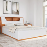 Eternal Queen Bed With Hydraulic Storage (Teak)