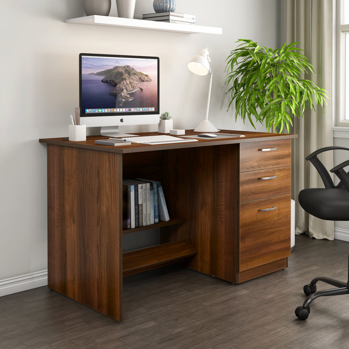 Scholar Study Desk (Brown)