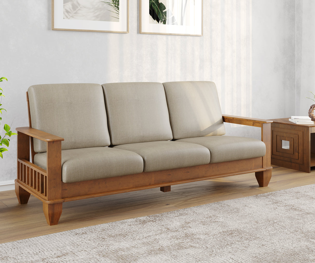 Elena 3 Seater Sofa (New Wenge)