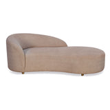 Arias by Lara Dutta Giorgio Fabric Lounger Chaise (Light Brown)