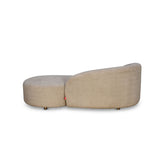 Arias by Lara Dutta Giorgio Fabric Lounger Chaise (Light Brown)