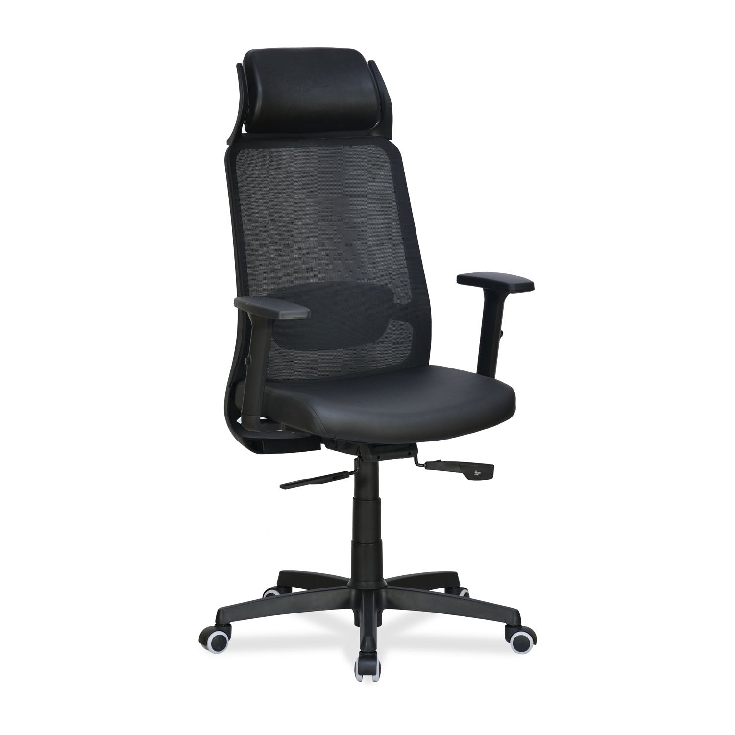 Glory High Back Leatherette Chair (Black)