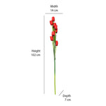 Tulip Artificial Flower Stick (Red)