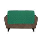 2 Seater Reversible Sofa Cover 179 cm x 223 cm (Emerald & Light Green)