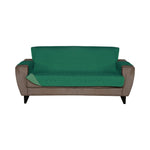 3 Seater Reversible Sofa Cover 179 cm x 279 cm (Emerald & Light Green)