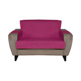 2 Seater Reversible Sofa Cover 179 cm x 223 cm (Lavender & Fushcia)