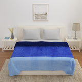 Arliss Gradation Polyester Double Blanket (Blue)