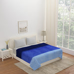 Arliss Gradation Polyester Double Blanket (Blue)