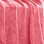 Arliss Solid Polyester Double Blanket (Coral)