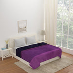 Arliss Gradation Polyester Double Blanket (Purple)