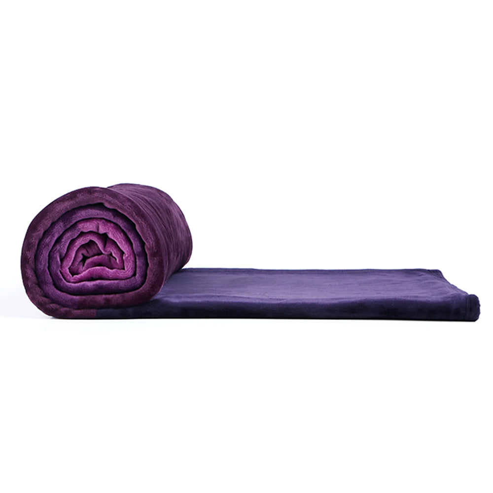 Arliss Gradation Polyester Single Blanket (Purple)