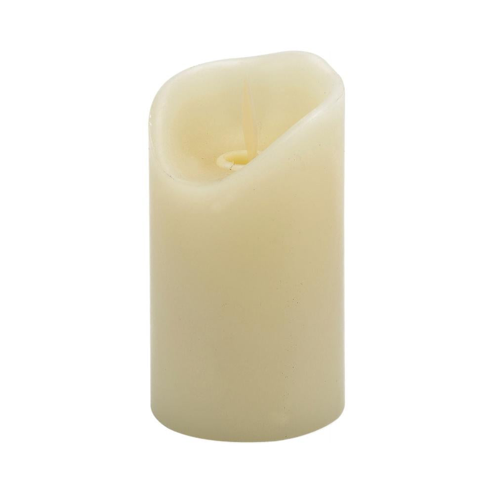 Glamor Moving LED Medium Candle (White)