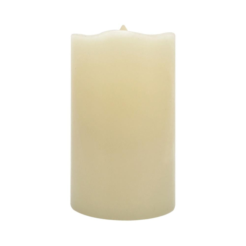 Glamor Moving LED Medium Candle (White)