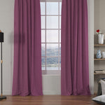 Grace Solids Opus 7 Ft Polyester Door Curtains Set Of 2 (Onion)