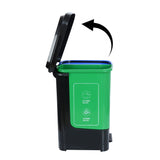 Twin Dustbin 10 Liter Each Blue & Green