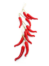 Artificial Chillies Bunch (Red)