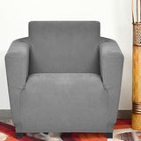 1 Seater Knit Sofa Cover (Grey)