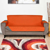 3 Seater Reversible Sofa Cover 179 cm x 279 cm (Orange & Grey)