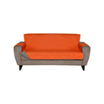 3 Seater Reversible Sofa Cover 179 cm x 279 cm (Orange & Grey)