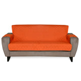 3 Seater Reversible Sofa Cover 179 cm x 279 cm (Orange & Grey)