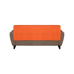 3 Seater Reversible Sofa Cover 179 cm x 279 cm (Orange & Grey)