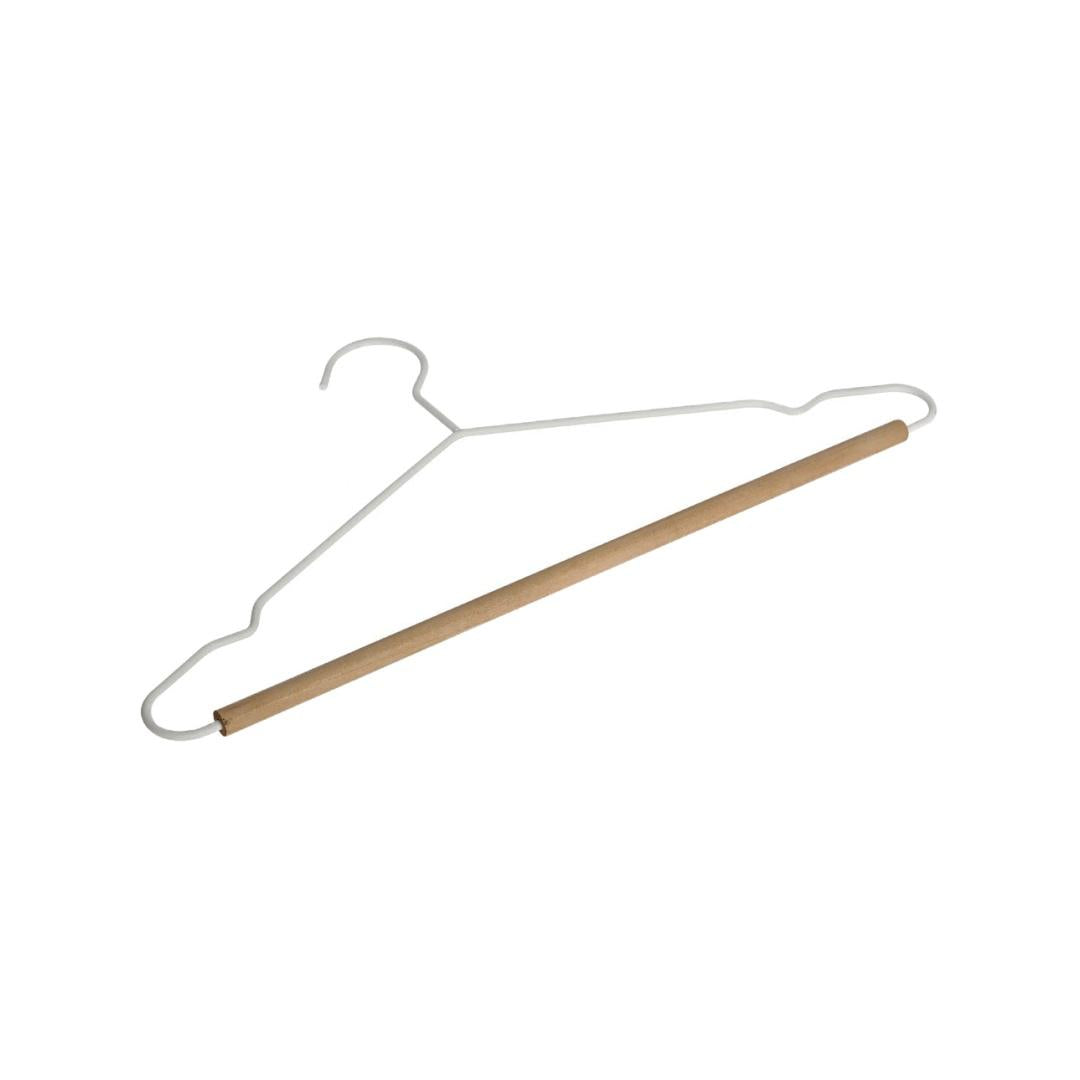 Wooden & Metal Hanger Set of 2 (White)