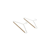 Wooden & Metal Hanger Set of 2 (White)