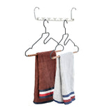 Wooden & Metal Hanger Set Of 2 Black