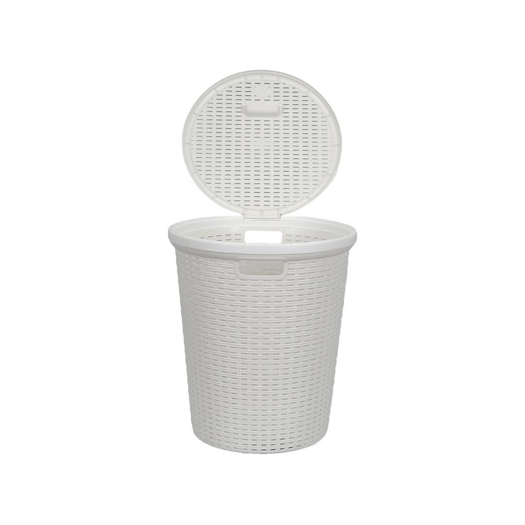 Round Laundry Basket 23 L Grey