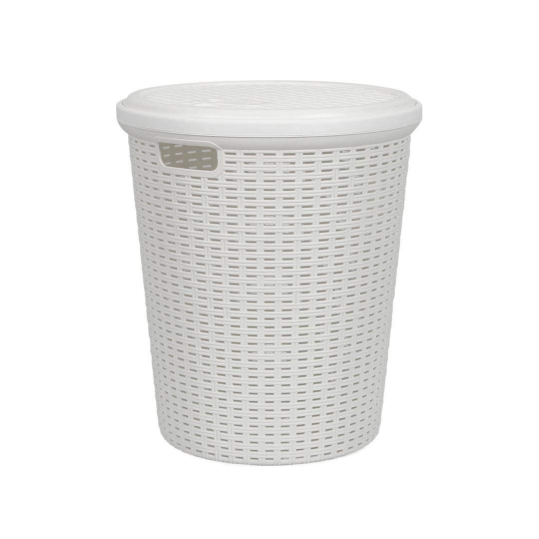 Round Laundry Basket 23 L Grey