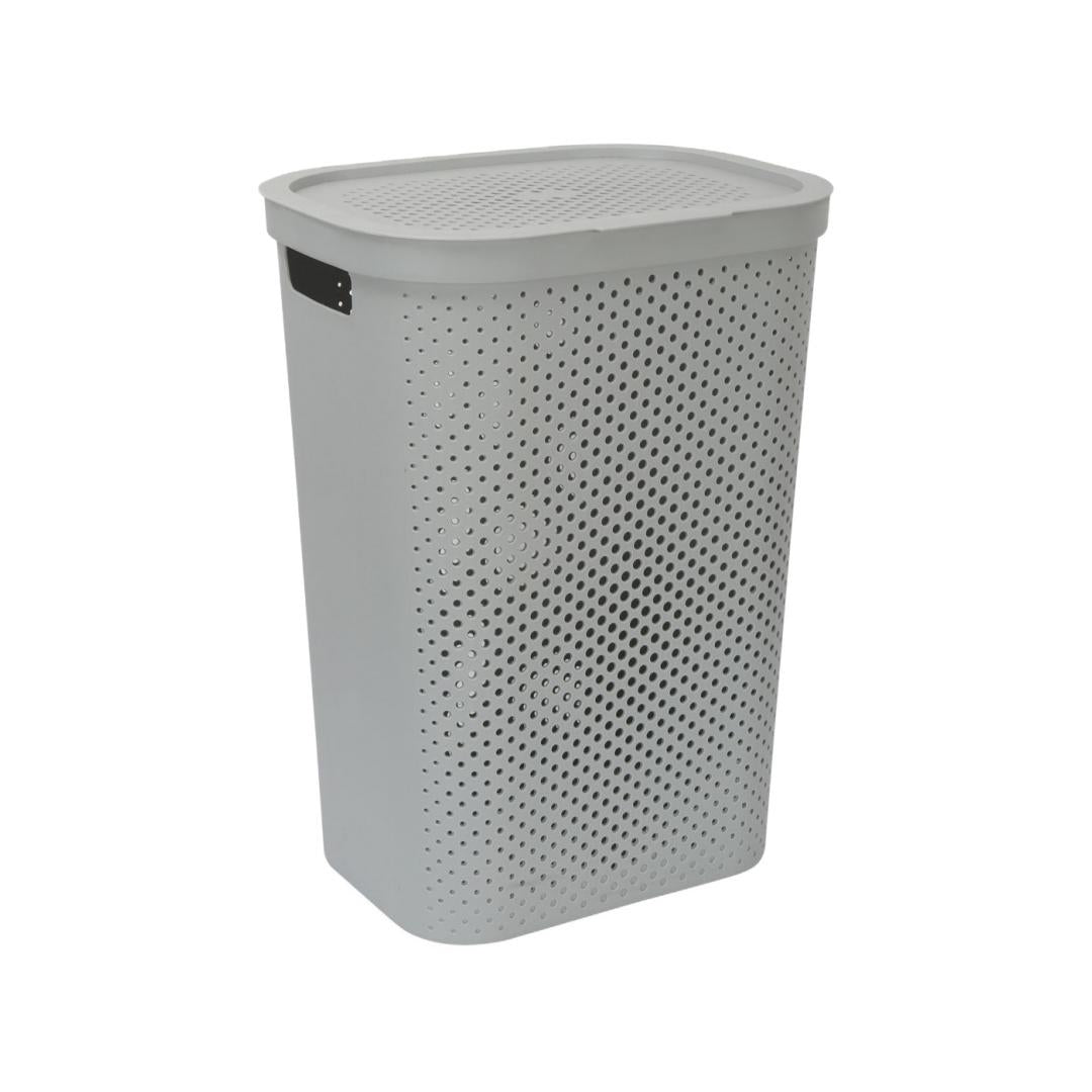 Nilkamal Rectangular Laundry Basket Grey