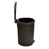 Paddle Dustbin 12 Liter Charcoal Grey