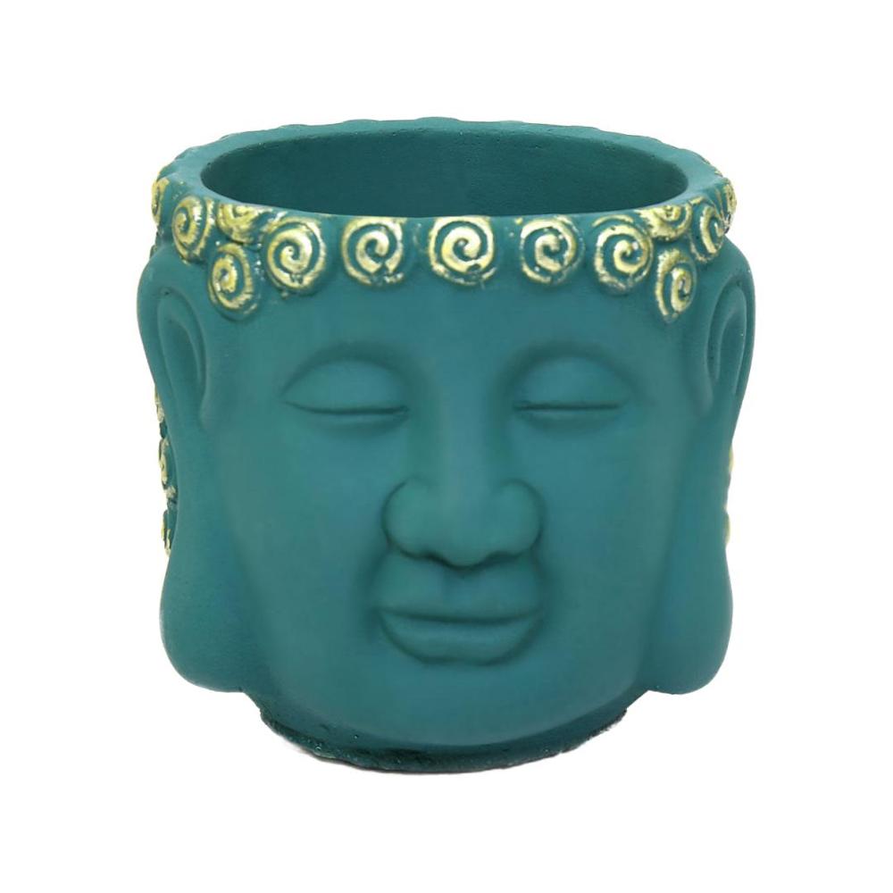 Buddha Face Planter (Sea Green)